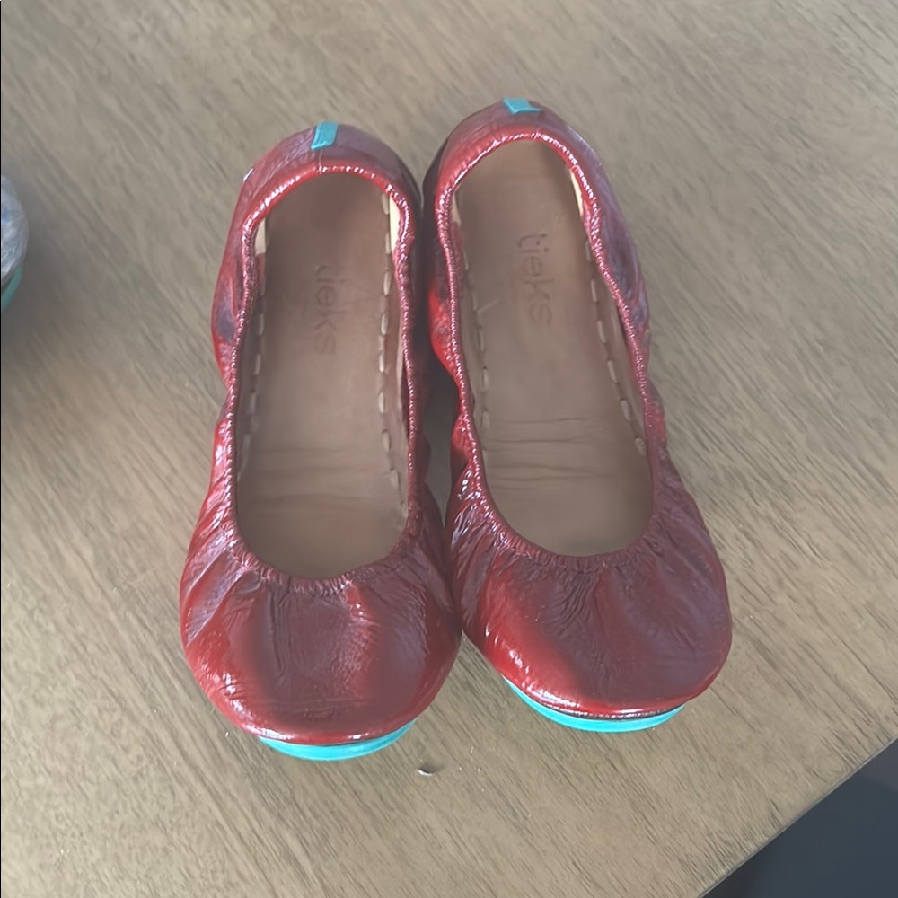 Tieks Red Flexible Ballet Flats